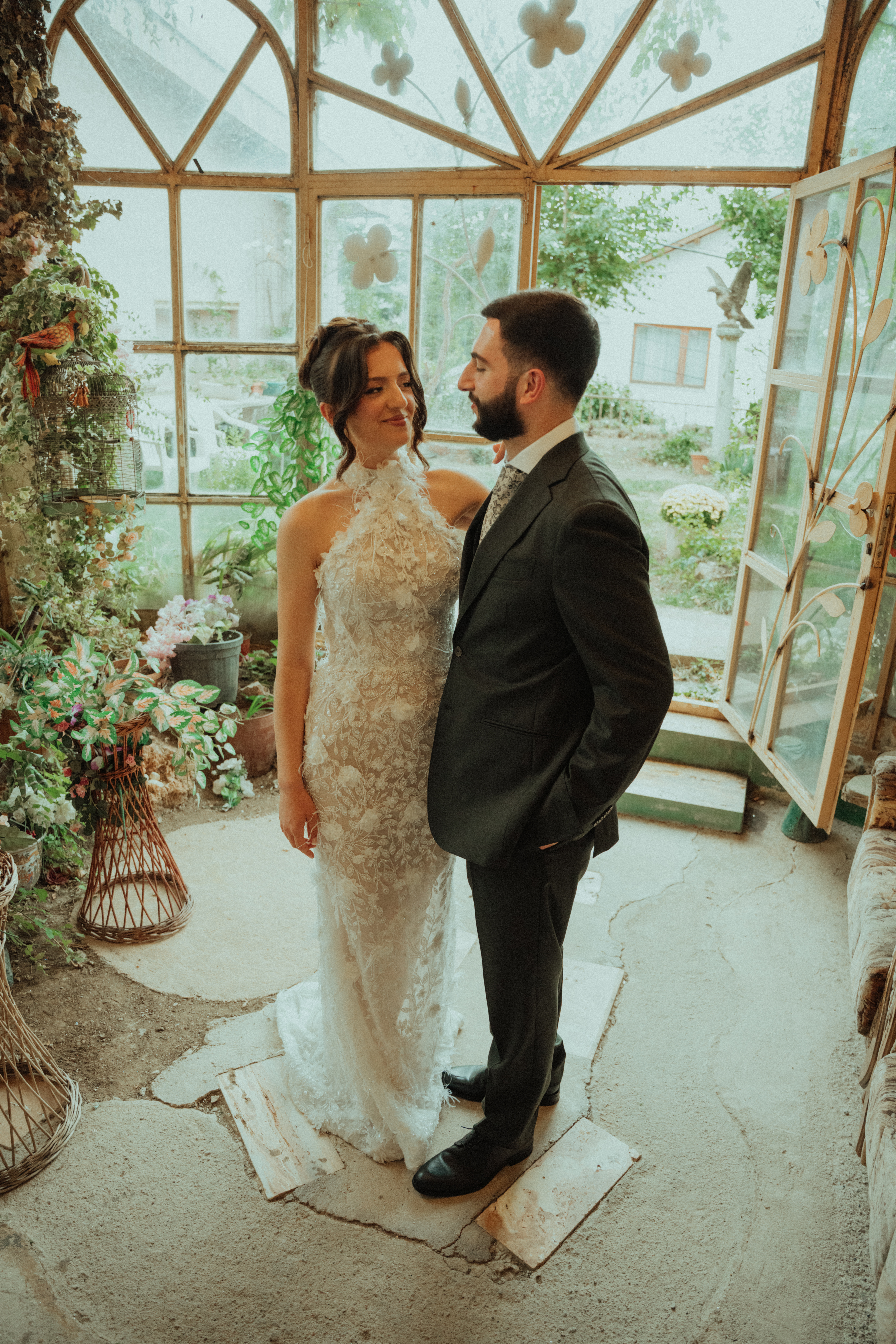 Elegant bride portrait